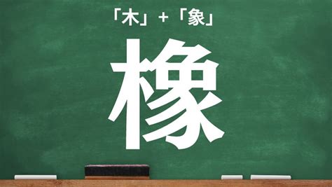 木象|木＋象の漢字「橡」！読み方や意味などを一発チェック